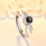 "I love you" Projection Ring