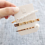 Geometric Gold Hairpin