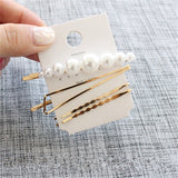 Geometric Gold Hairpin