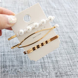 Geometric Gold Hairpin
