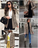 Plaid Blazer