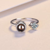 "I love you" Projection Ring