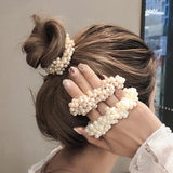 Elegant Pearl Hair Ties