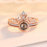 "I love you" Projection Ring