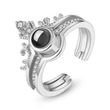 "I love you" Projection Ring